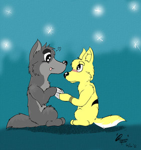 A please to meet cha!  by Drachegoone