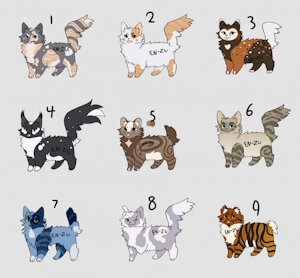 $5 Kitties (OPEN) by Enzu