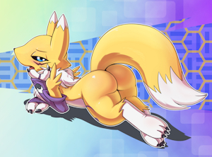 Commission - Renamon by LKIWS