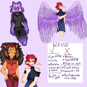 EMERGENCY COMMISSIONS!! by desolateangel