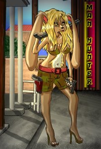 Gun Bunny Man Hunter by BeBoo
