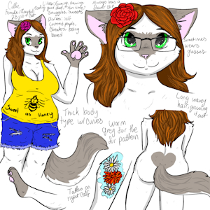Callie Reference Sheet by FurrySue