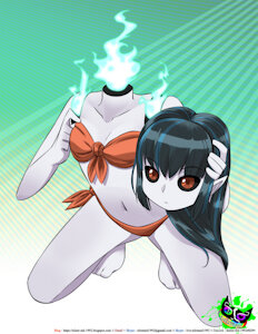 :c: Summer dullahan by Din