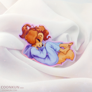 Sleepy Pancake Puppy by Coonkun