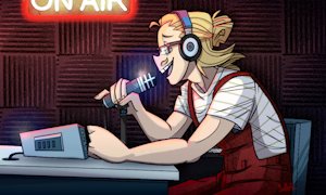 FicArt: Misery Killed the Radio Stars by DarkwingSnark