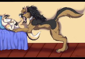 Trade: Paw Love by Marcushunterwolf
