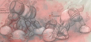 MetalGearDogs - Diapered and Dommed (Messy) by OverFlo207