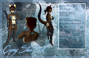 Cassy Starbolt - REF (SFW) by CassySnowstar