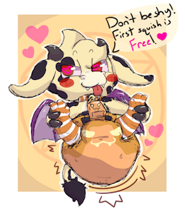 Impish Cow by BoredomWithFriends