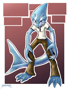 Fan character - Shark by Ragevine