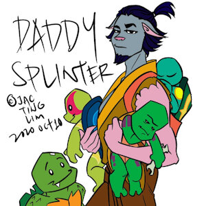 Young Splinter by riverhayashi