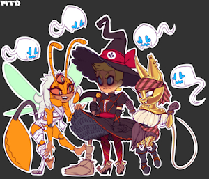 Spooky Dress Up by MarTheDog