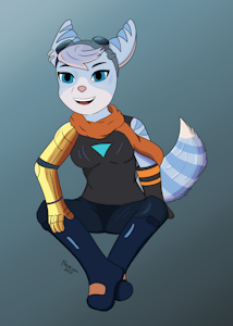 Female Lombax by Hexxien