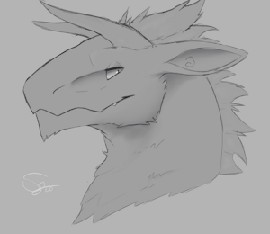 Haloren doodle by Scafendragon