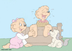 Berenstain Bears Sibling Tickle Fun by AngelBlancoArts