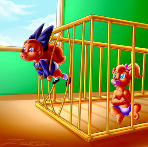Escaping cub 1 by zooshi