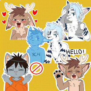I'm back! I have been working a lot this month! Next month open for stickers by CocoFoxx