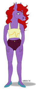 Lumi Lithe Bojack Horseman Artstyle by Furnco