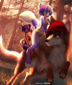 Krystal ride at forest [com] by vtal