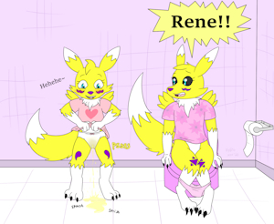 Nyla and Rene Potty Training Fail by HydroFTT