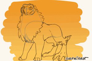 Animation: Thistle Floof! by Sefeiren