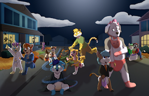 Halloween gig, by BaltNWolf by Salmy