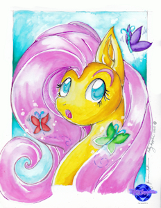 Gift: Birthday Fluttershy by KSapphire8989