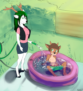 Cooling off by HyperWolf3000