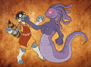 In The Gorgon's Lair by Rutgerman95