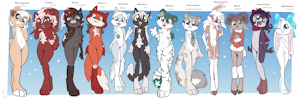 *SOLD OUT*_Festive cubs by Fuf