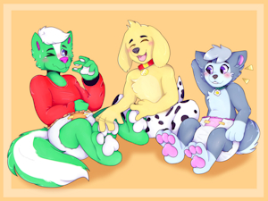 Time For Some Tickle Fun by LilSugarPuppy