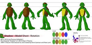 Shadow Model Sheet by tmntshadow
