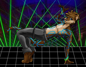 Rocking the Dance Floor by crimsonknight13