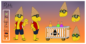 Ref sheet: Potts the Koopa by SpectrumKecleon