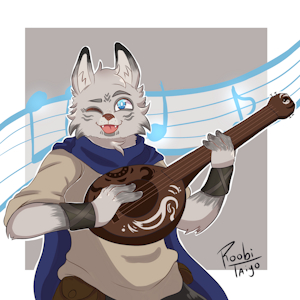 Wolf Bard by Roobi by Roobi1806