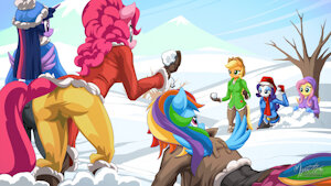 Mane6 Holiday 2 by mysticalpha