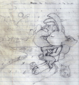 Skunk and Rabbit Making Out Passionately In The Valley by QuinnOfHearts