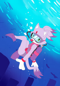 Scuba Sonic Girls [Page 7] by chefcheiro