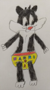 Baby sylvester new diaper by babybunnydiapercute