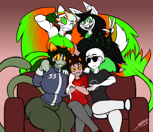 Fanart Fun - Karkat Fanclub by GrayscaleRain