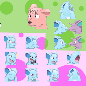 Nidorina Emotes! by AlsoFlick