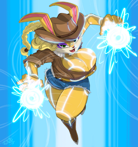 Bunnie rabot, southern bunny by antcow