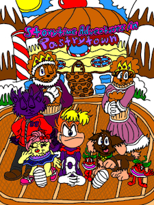 Storytime Adventures in PastryTown Official Poster by CrystiinaFantasy