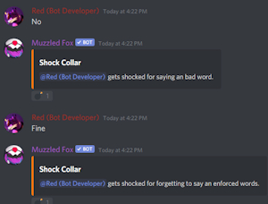 Shock Collar [Muzzled Fox] by 18rjc