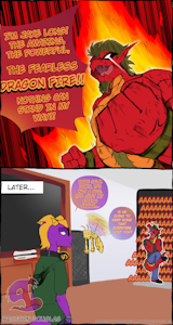 SpyroLongs: Fearless Boy. by RaccoonDouglas