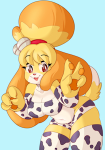 Isabelle Moo by Midnightkinkykitsune