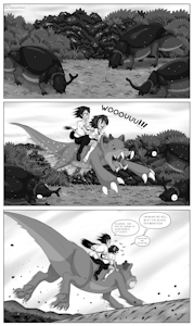 Keiko and Jin (Comic 21) by Piporete