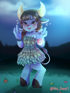 Spinner the faun by NoDesi