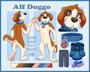 My reference sheet by AlfDoggo