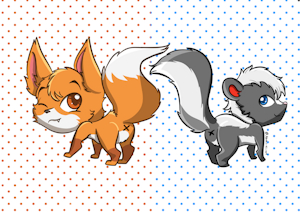 Fluffy-butt friends! by coolperez8